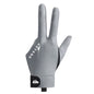 GUTENG Gants de billard snooker trois doigts fins, respirants, résistants à l'usure et antidérapants, Style : main gauche plein doigt (gris)
