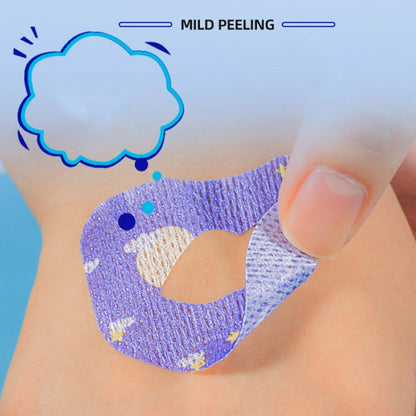 30 pièces/boîte Fawnmum Patch pour la respiration buccale la nuit, Patch anti-ronflement pour bouche fermée, Couleur : Bleu enfant