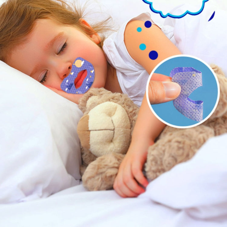 30pcs /Box Fawnmum Mouth Breathing Patch Night Stop Snoring Patch Anti-Snoring Closed Mouth Patch, Color: Adult Pink