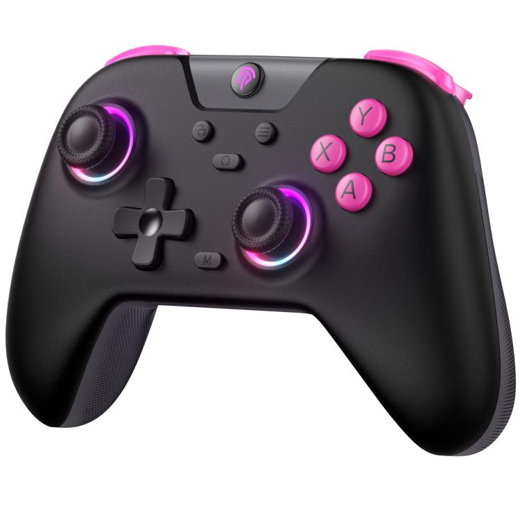 EasySMX X05 Wireless Gamepad Hall RGB Effect Controller For PC / Phone / Switch / Steam Deck(Black Pink)