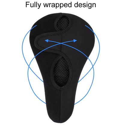 ESLNF Mountain Bike Saddle Cover Cycling Shock Absorbing Saddle Gear, Style: Round Logo