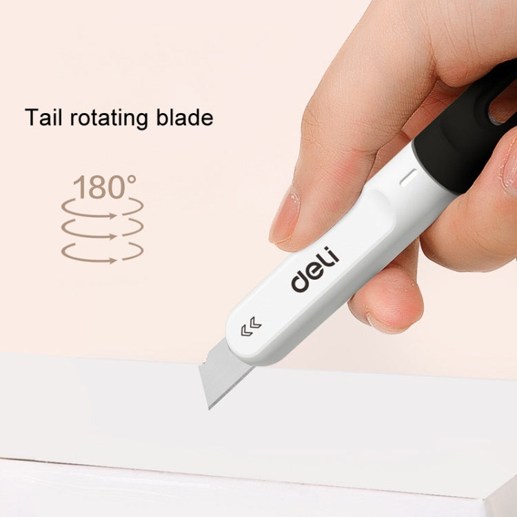 Deli DL412 Mini Small Art Knife Courier Portable Box Opener(Pink)