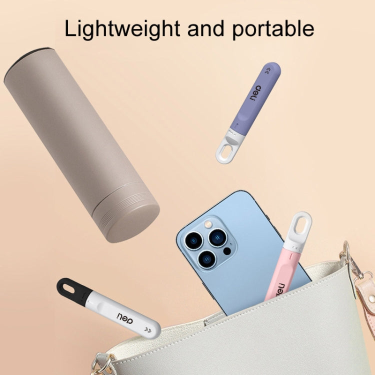 Deli DL412 Mini Small Art Knife Courier Portable Box Opener(Pink)