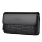 WEIXIER W129 Men Magnetic Buckle Anti-Theft Clutch Bag Large Capacity Multi-Card Wallet(Black)