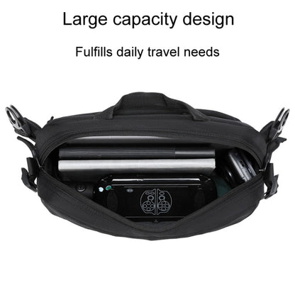 WEIXIER D512 Men Large Capacity Crossbody Chest Bag Waterproof Casual Sports Pack(Black)