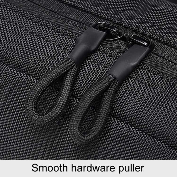 WEIXIER D512 Men Large Capacity Crossbody Chest Bag Waterproof Casual Sports Pack(Black)