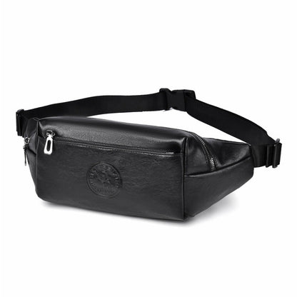 WEIXIER Y9579 Men Large Capacity Sports Waist Pack Multifunctional Waterproof Cell Phone Bag(Black)