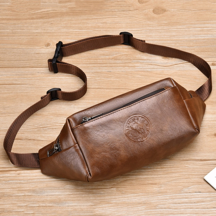 WEIXIER Y9579 Men Large Capacity Sports Waist Pack Multifunctional Waterproof Cell Phone Bag(Black)