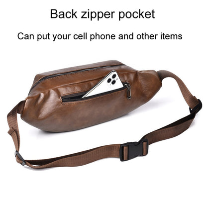 WEIXIER Y9579 Men Large Capacity Sports Waist Pack Multifunctional Waterproof Cell Phone Bag(Black)