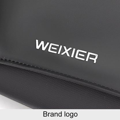 WEIXIER D517 Men Large Capacity Crossbody Bag Waterproof Single Shoulder Backpack(Gray)
