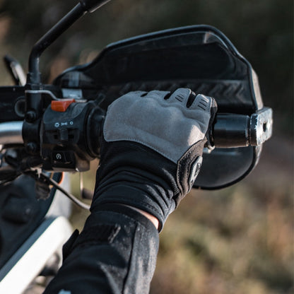 SULAITE Motorcycle Riding Breathable Conductive Touch Screen Full Finger Gloves, Size: XL(Khaki)