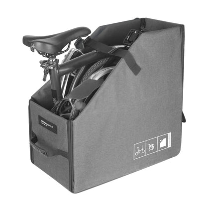 Rhinowalk RK70 For Brompton 14-inch Folding Bicycle Storage Box Car Trunk Bag(Black)