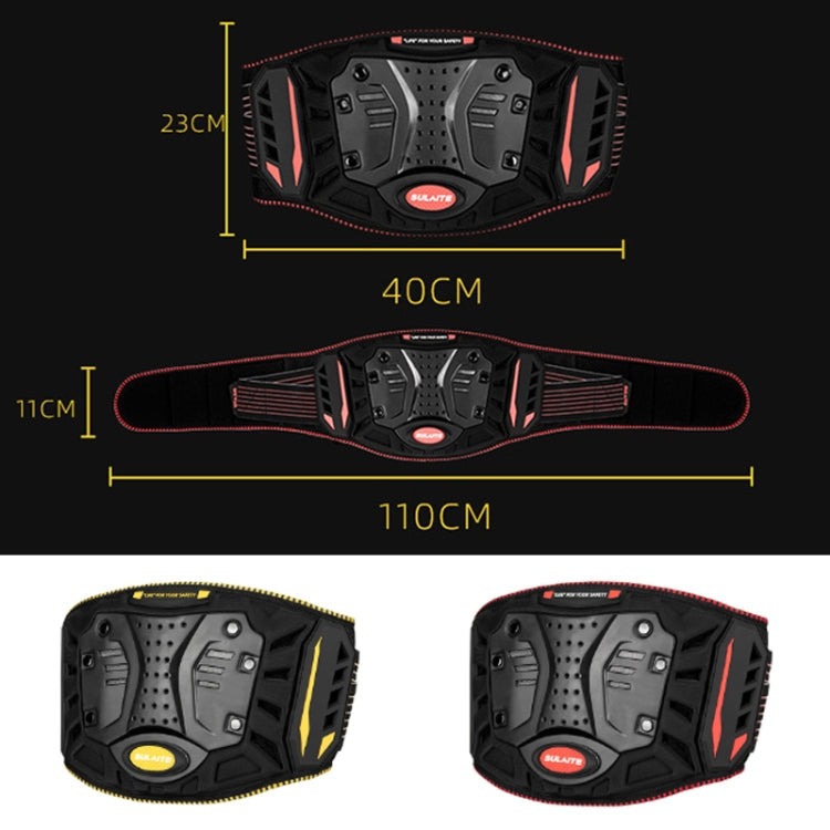SULAITE Motorcycle Riding Breathable Anti-Fall Belt, Color: Yellow S/M