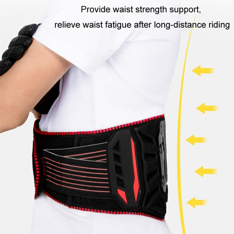 SULAITE Motorcycle Riding Breathable Anti-Fall Belt, Color: Red S/M