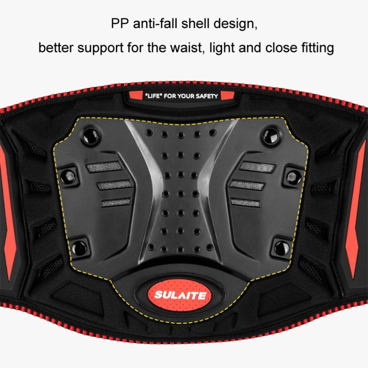 SULAITE Motorcycle Riding Breathable Anti-Fall Belt, Color: Red S/M