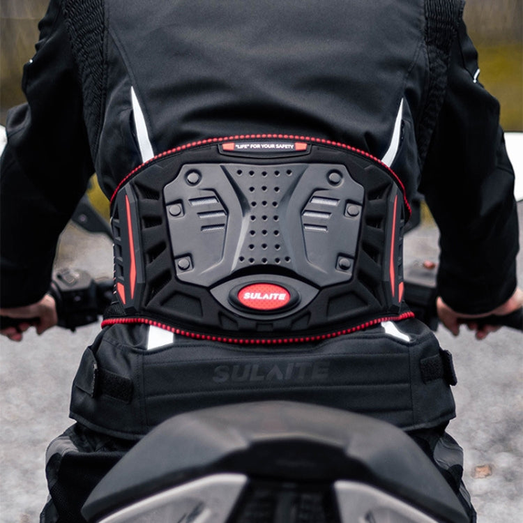 Ceinture anti-chute respirante pour moto SULAITE, couleur : Rouge L/XL