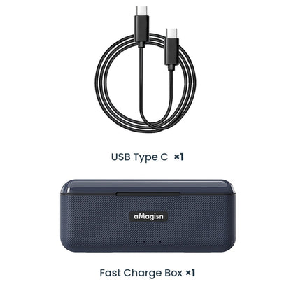 AMagisn Portable Fast Charge Hub For GoPro HERO12 Black / HERO11 Black / HERO10 Black / HERO9 Black