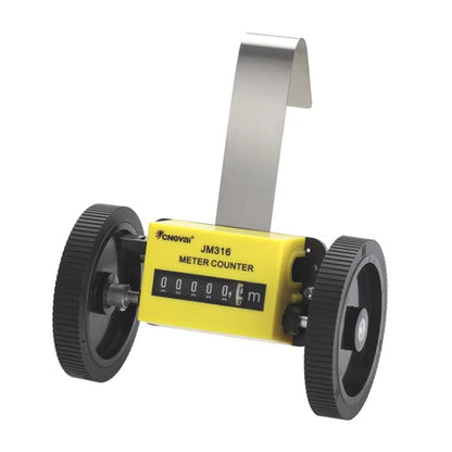 CNGyai High-Precision Mechanical Meter/Yard Counter For Roller-Type Textile Machines, Specification: JM316 Meter Counter + Hanging Board