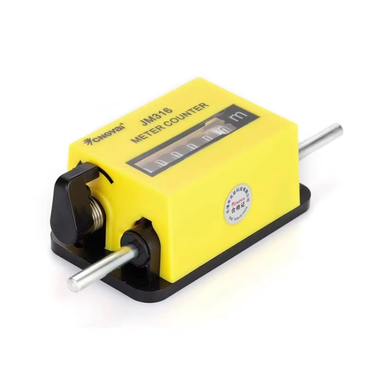 CNGyai High-Precision Mechanical Meter/Yard Counter For Roller-Type Textile Machines, Specification: JY316 Yard Counter 6 Digits