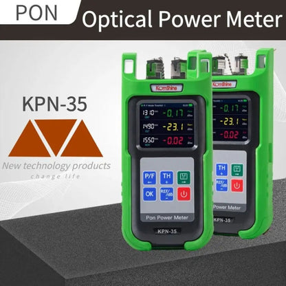 Mètre de puissance optique PON haute précision Komshine KPN-35 Testeur de fibre 1310/1490/1550nm (Interface SC/APC)