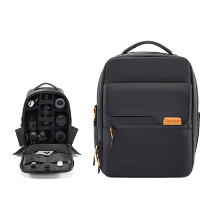 Cwatcun D93 Casual Camera Bag Waterproof Photography Bag(3.0 Small Black)