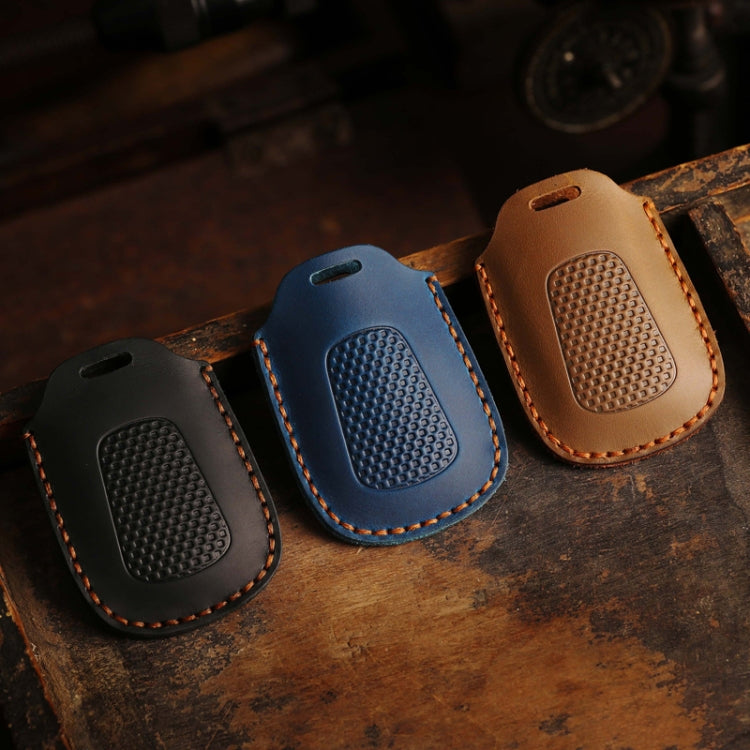For Kymco S350 Hallmo Motorcycle Smart Remote Control Key Bag(Blue)
