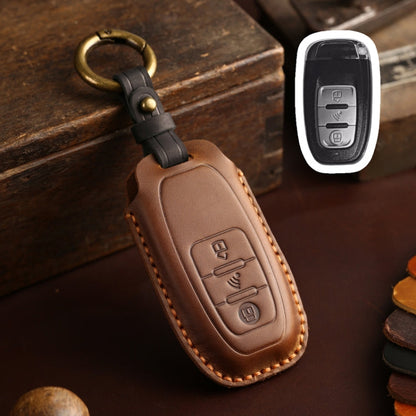 For Kymco CT250/S400/CT300 Hallmo Motorcycle Modified Key Bag(Brown)