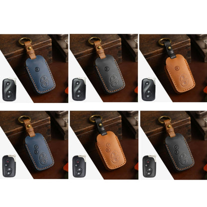 For Lexus RX270/ES240/LX570 Hallmo Car Key Cover, Color: 3 Keys Brown