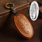 For Korean Hyundai Hallmo Car Handmade Key Bag, Color: 5 Keys Brown
