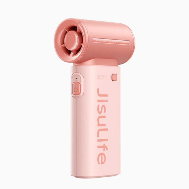 JisuLife Life9 Ventilateur de Poche Haute Vitesse, Mini Ventilateur Électrique Portable USB Rechargeable, Ventilateur de Bureau, Capacité de la Batterie : 3600mAh (Rose)