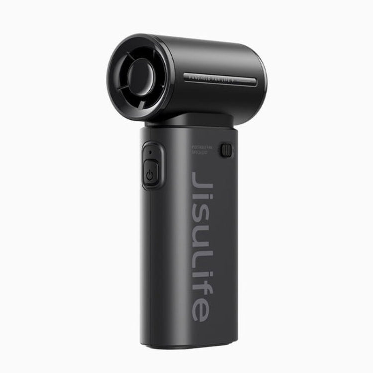JisuLife Life9 Ventilateur de Poche à Grande Vitesse, Mini Ventilateur Électrique de Bureau Portable USB Rechargeable, Capacité de la Batterie : 3600mAh (Noir)