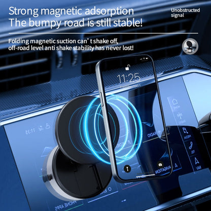 AIMITE X10Q Vacuum Adsorption Car Dashboard Center Console Navigation Mounting Bracket(Silver)