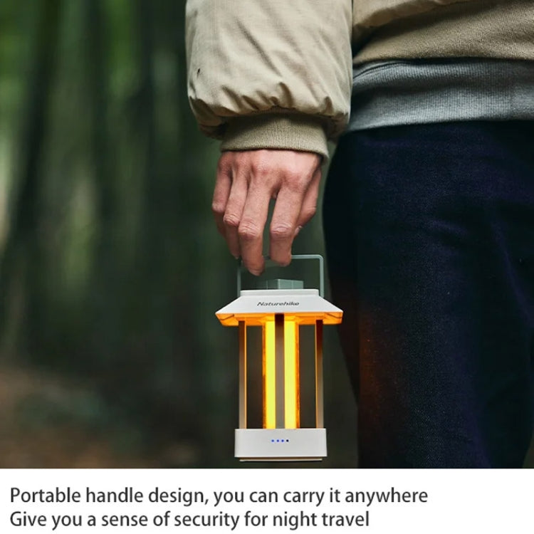 Naturehike Camping Ambient Light Outdoor Lighting Rechargeable Tent Vintage Horse Lamp(Green)