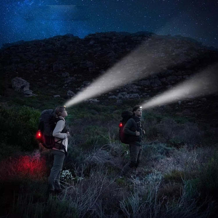 Naturehike IP68 Grade Waterproof Headlamp Outdoor Hiking Mountaineering Strong Light Headwear Lighting(Yellow)