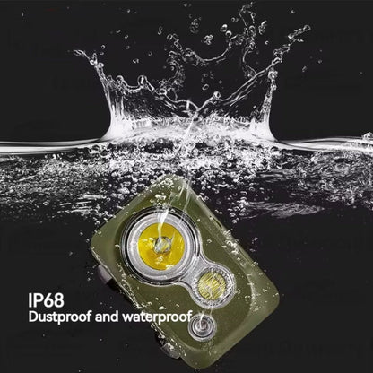 Naturehike IP68 Grade Waterproof Headlamp Outdoor Hiking Mountaineering Strong Light Headwear Lighting(Yellow)