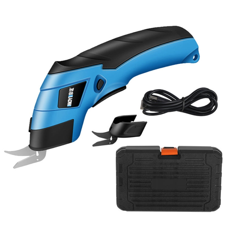 MOYI Electric Scissors Handheld Cloth Paper Box Cutting Tool, Specifications: Single Blade Plastic Box