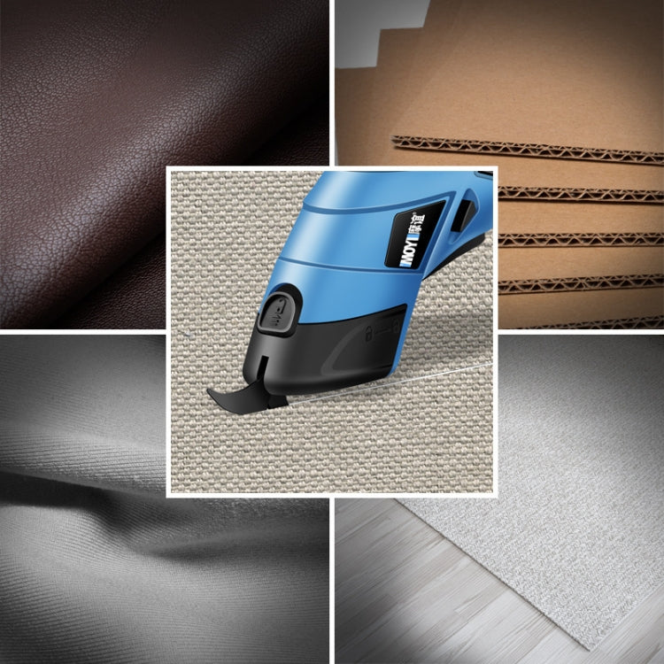 MOYI Electric Scissors Handheld Cloth Paper Box Cutting Tool, Specifications: Double Blade Paper Box
