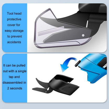 MOYI Electric Scissors Handheld Cloth Paper Box Cutting Tool, Specifications: Double Blade Paper Box