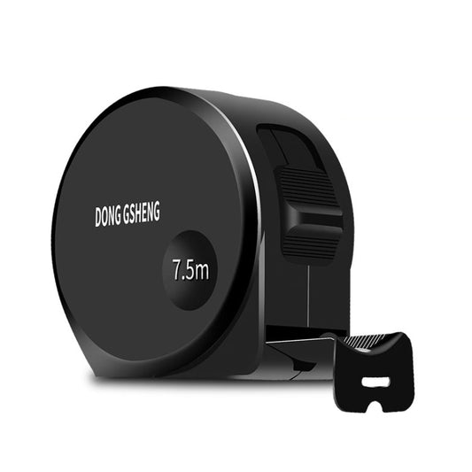 DONG GSHENG Mètre ruban utilitaire en acier haute précision pour usage domestique, modèle : Noir Or Givré 7.5m x 25mm