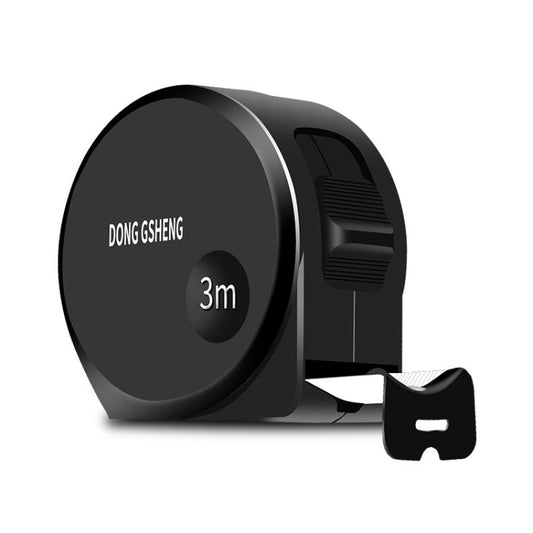 DONG GSHENG Balance utilitaire en acier haute précision pour usage domestique Mètre à ruban épaissi, Modèle : Coque noire dépolie blanche 3m x 16mm
