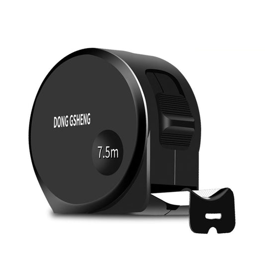 DONG GSHENG High Precision Home Use Steel Utility Scale Thickened Measuring Tape, Model: Black Shell White Frosted 7.5m x 25mm