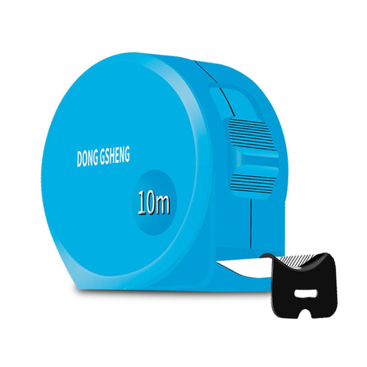 DONG GSHENG Balance utilitaire en acier de haute précision pour usage domestique, ruban à mesurer épaissi, modèle : coque bleue givrée blanche 10 m x 25 mm