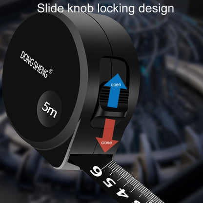 DONG GSHENG High Precision Home Use Steel Utility Scale Thickened Measuring Tape, Model: Black Gold Frosted 3m x 16mm