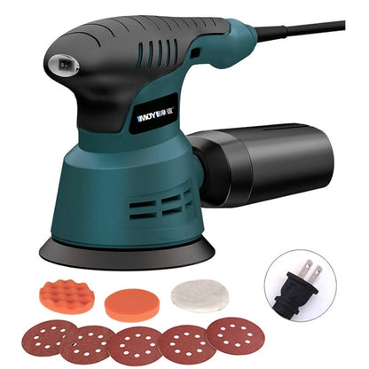 8pcs /Set US Plug MOYI Small Polishing Sandpaper Machine Woodworking Electric Disc Sander