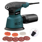 8pcs /Set US Plug MOYI Small Polishing Sandpaper Machine Woodworking Electric Disc Sander