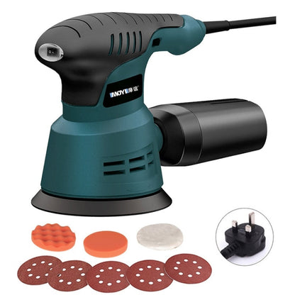 8pcs /Set UK Plug MOYI Small Polishing Sandpaper Machine Woodworking Electric Disc Sander