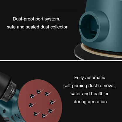 8pcs /Set AU Plug MOYI Small Polishing Sandpaper Machine Woodworking Electric Disc Sander