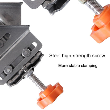 RUITOOL Woodworking Quick Splicing Positioner Stainless Steel Right Angle Fixing Clip, Model: Opening Type