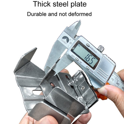 RUITOOL Woodworking Quick Splicing Positioner Stainless Steel Right Angle Fixing Clip, Model: Opening Type