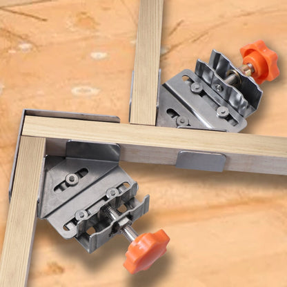 RUITOOL Woodworking Quick Splicing Positioner Stainless Steel Right Angle Fixing Clip, Model: Opening Type